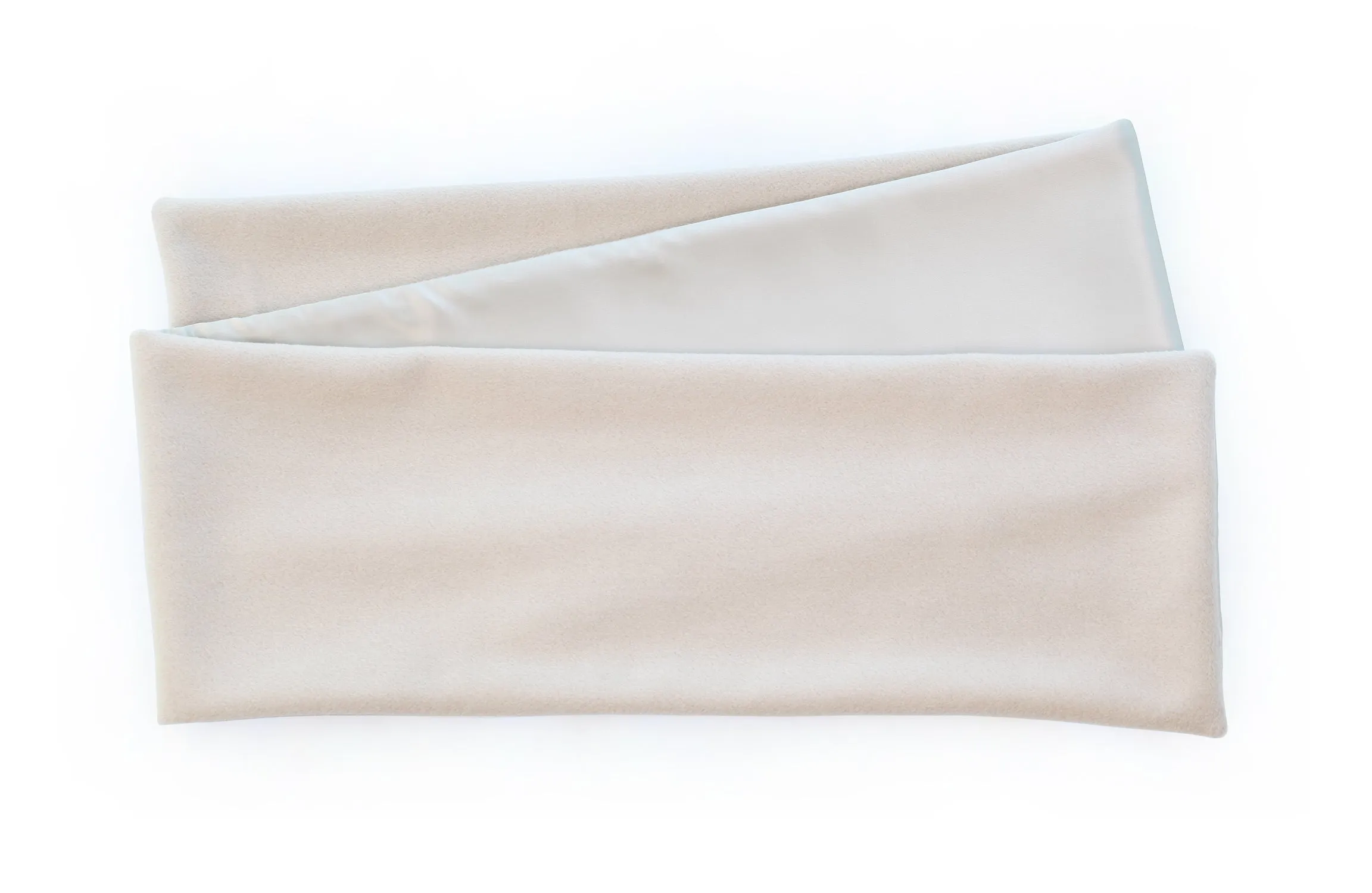Alpaca & Silk Scarf in Oat
