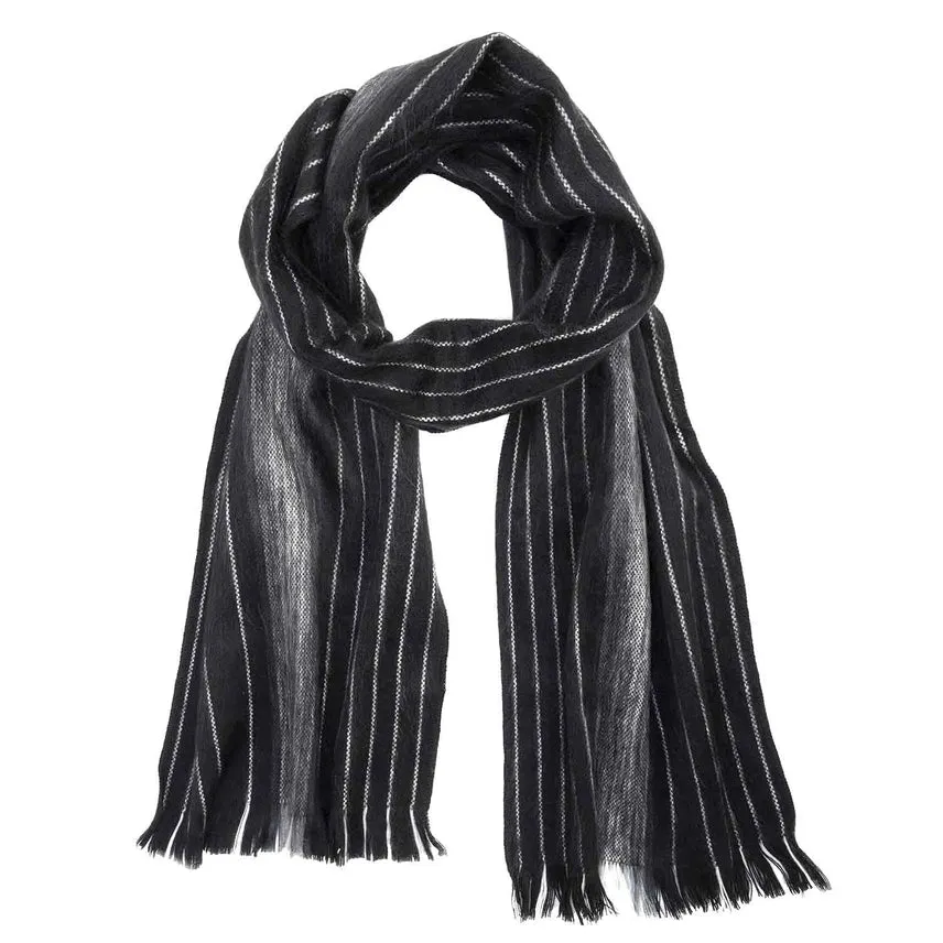 Alpaca Scarf - Black Pearl