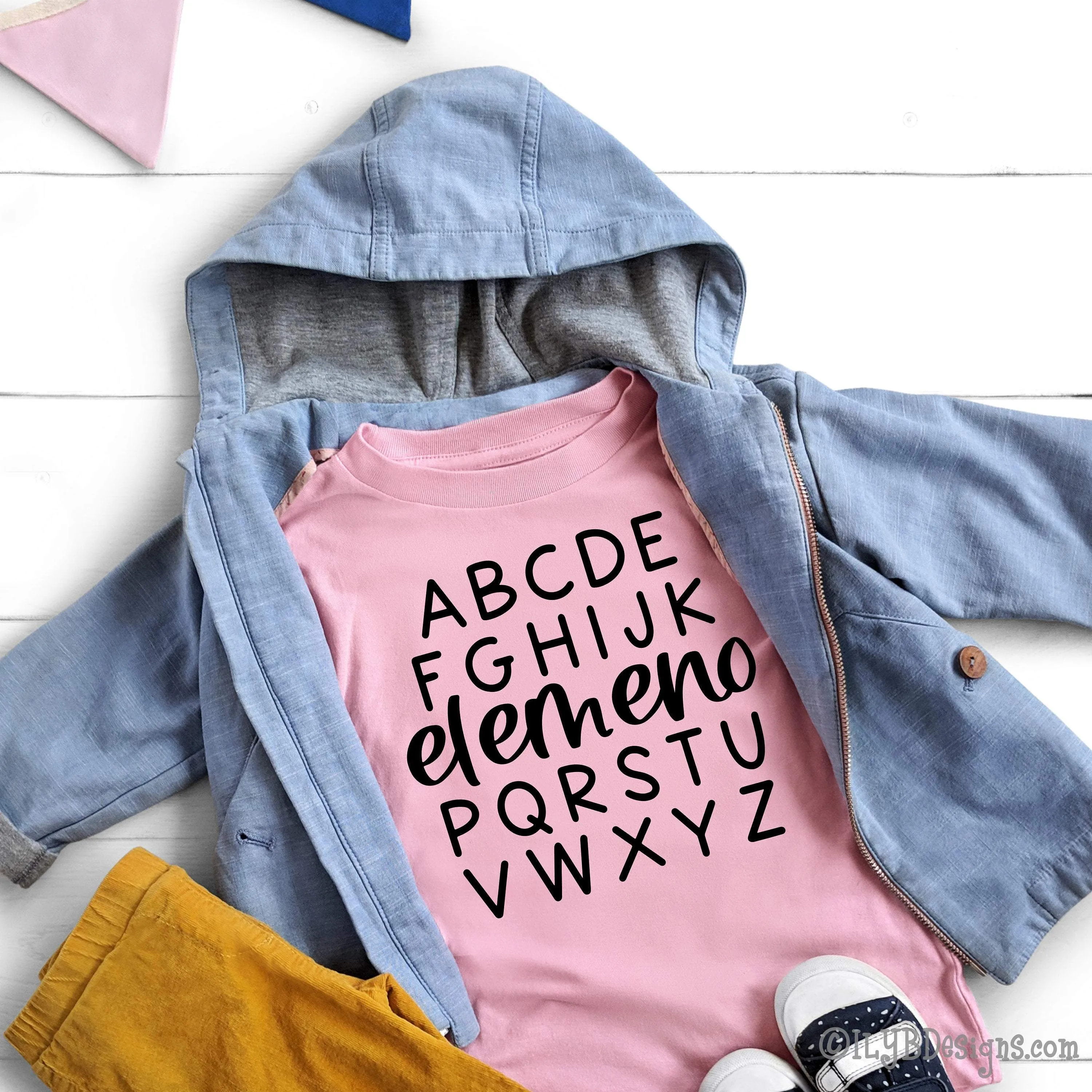 Alphabet Elemeno P School Shirt | ABC Shirt