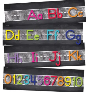 Alphabet Line | Mini Bulletin Board Set | Twinkle Twinkle You're a Star | Schoolgirl Style