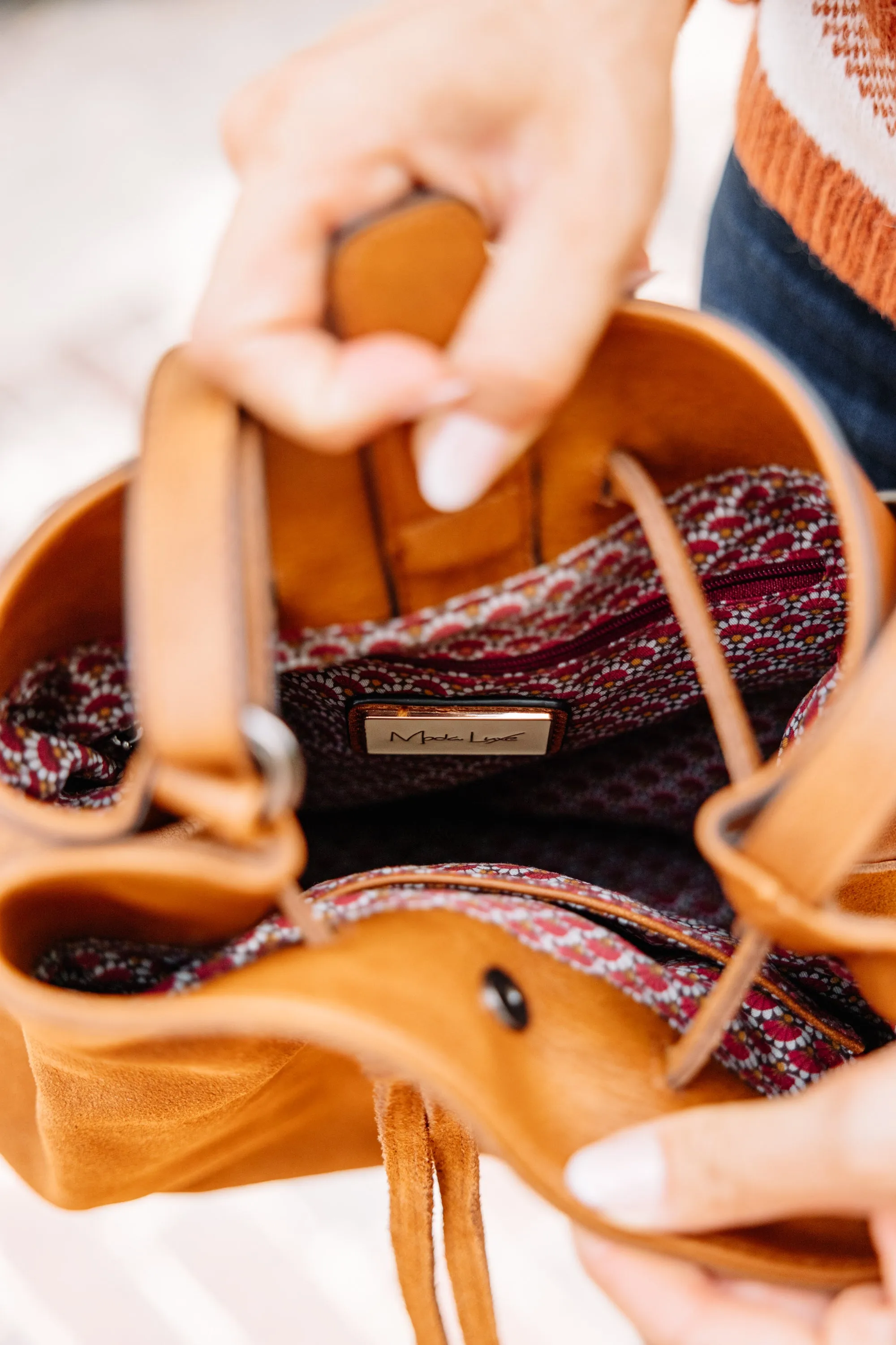 Already Established Tan Brown Purse