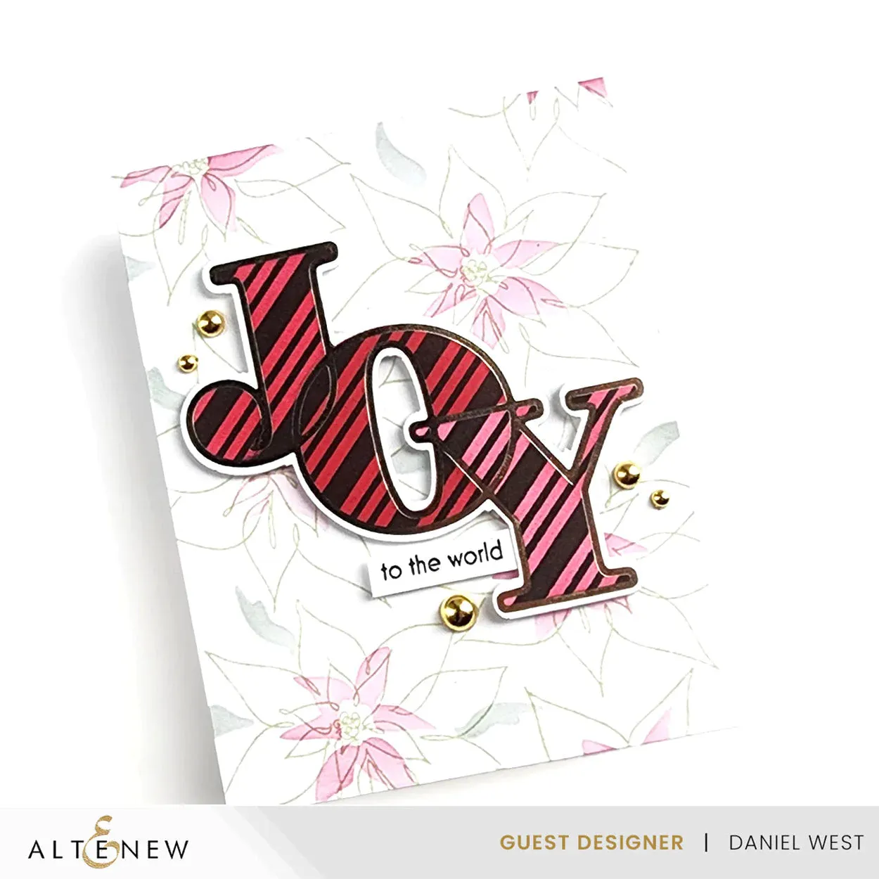 Altenew Linear Life Poinsettias Stamp Set*