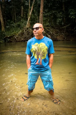 Alternate T Shirt- 2 Hands Blue