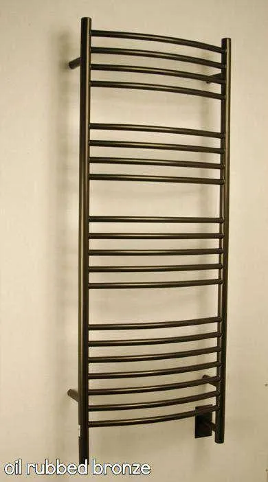 Amba Jeeves D Curved Hardwired Towel Warmer  - 20.5"w x 53"h