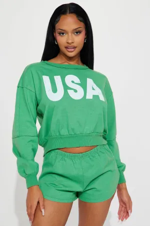 American Babe Short Set - Green