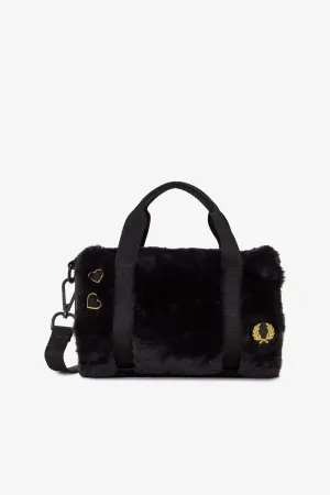 Amy Winehouse Mini Fur Barrel Bag