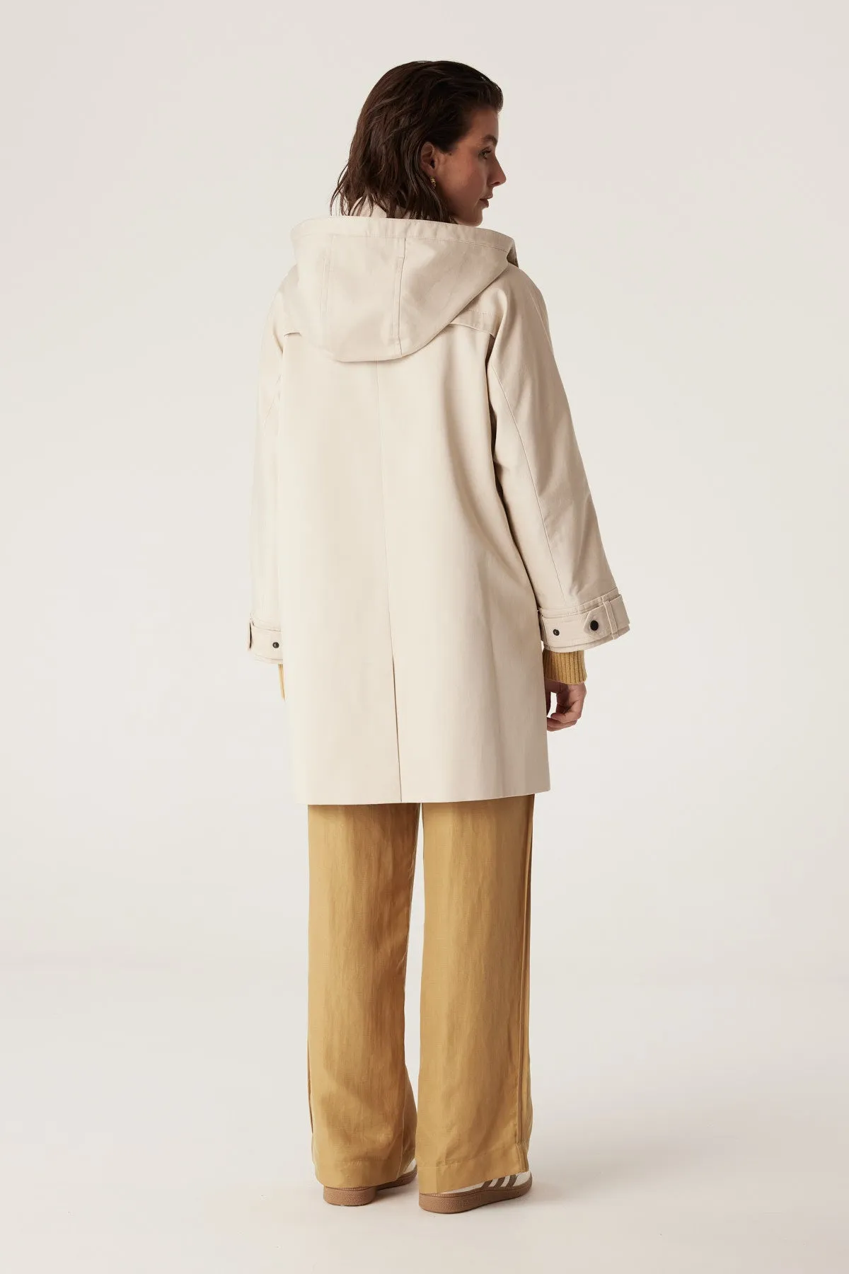 Anais Car Coat - Stone