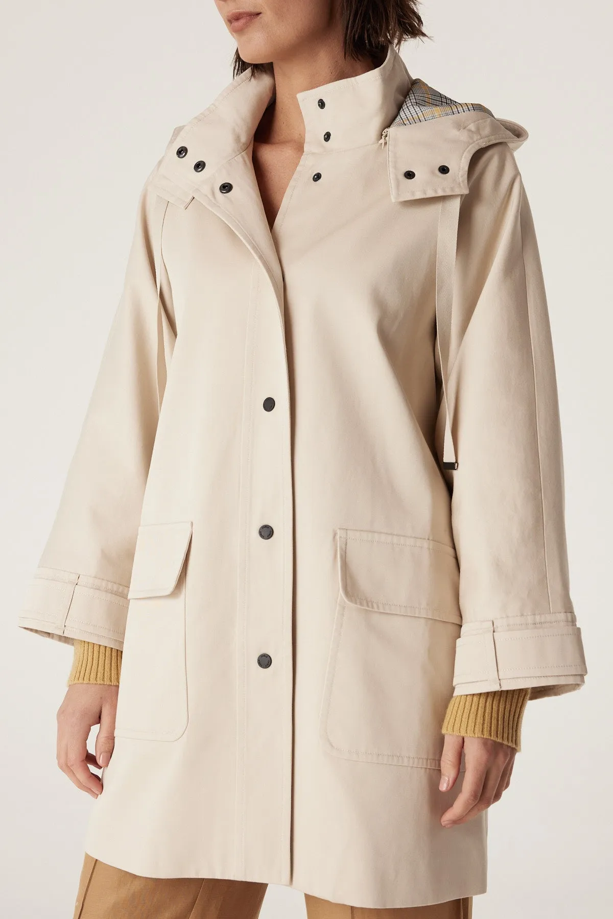 Anais Car Coat - Stone
