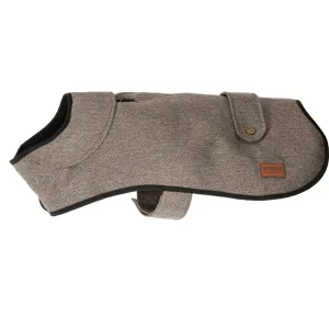 Ancol Heritage 50cm Taupe Herringbone Dog Coat - Large