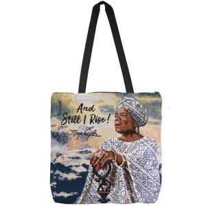 And Still I Rise (Maya Angelou) Woven Tote Bag