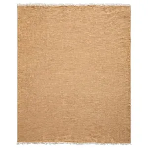 Andhome 80300MST Mustard Throw Blanket