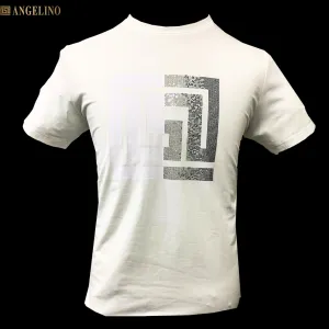 Angelino Mahoney White Tee Shirt