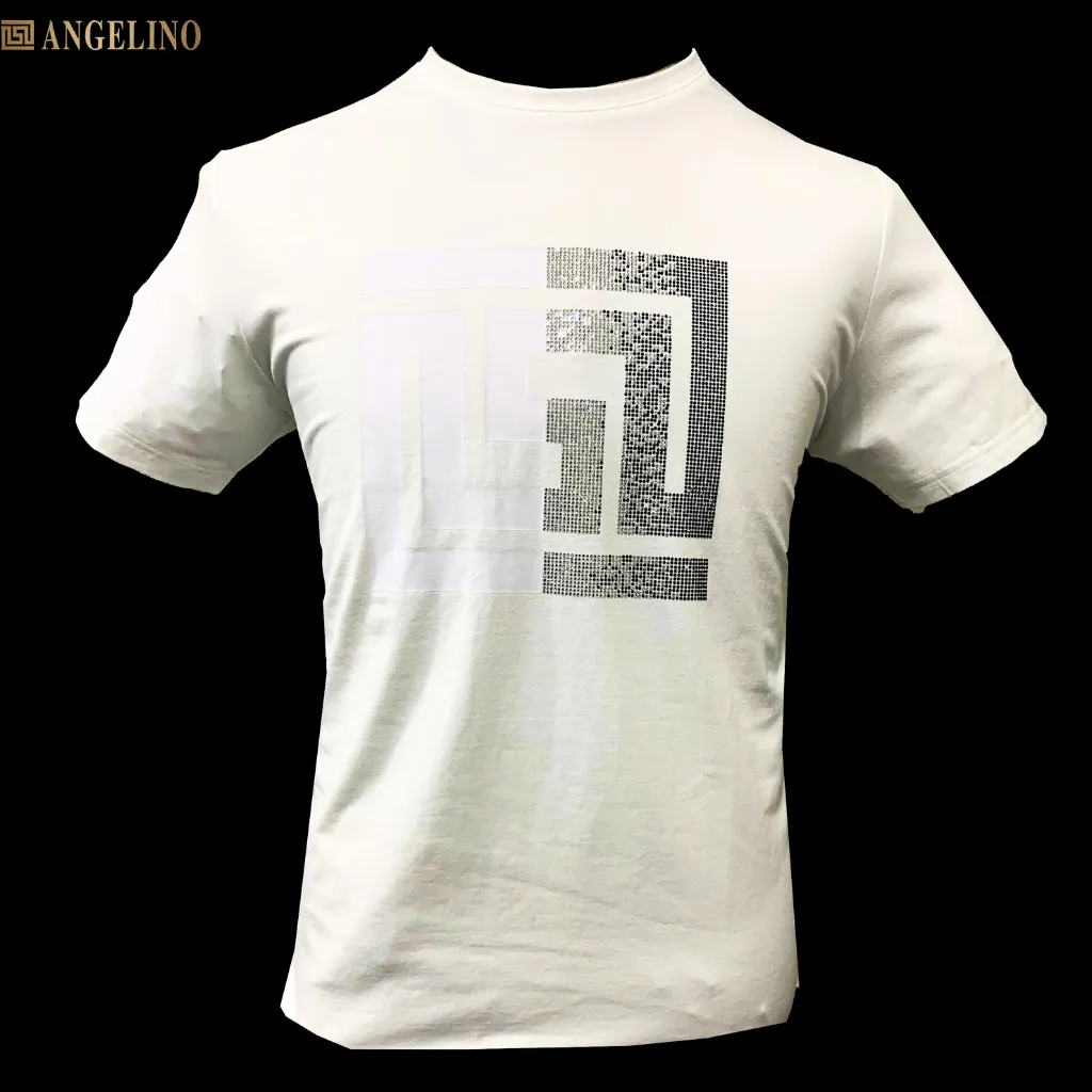 Angelino Mahoney White Tee Shirt