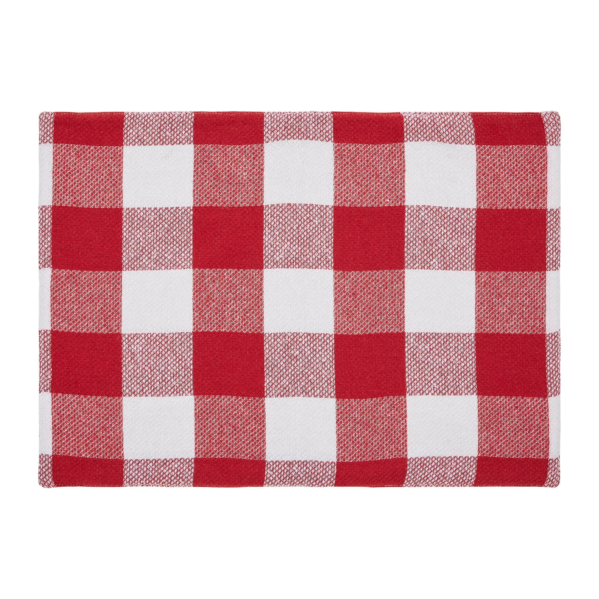Annie Red Check Placemat Set of 2 13x19