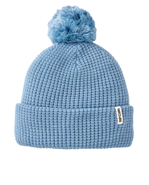 Anoeta Pom Pom Beanie in Dusty Blue