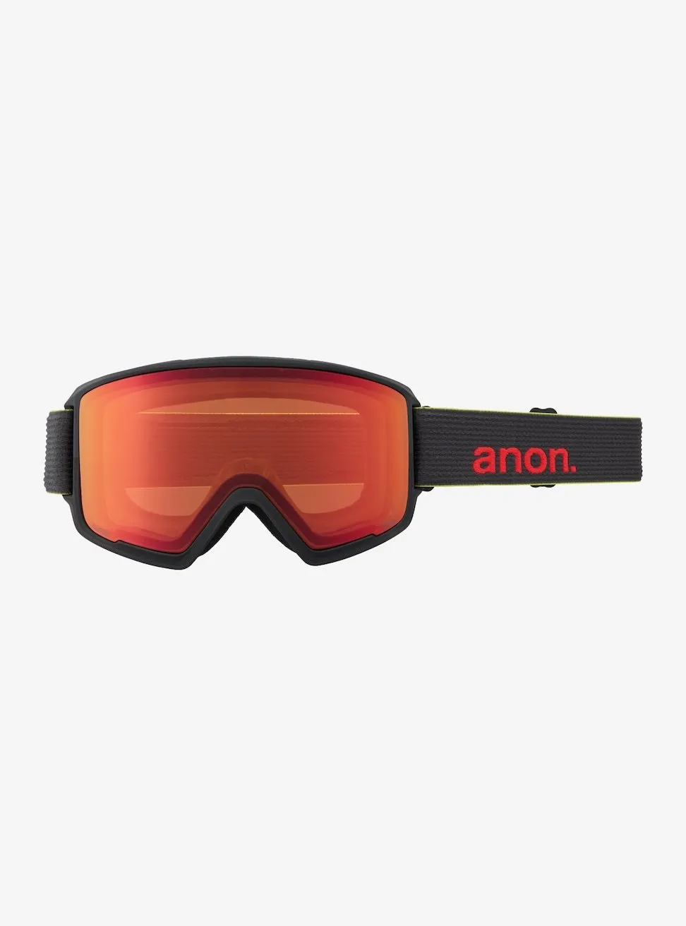 Anon M3 Goggles MFI Face mask & Spare Lens Mens 2022 Black Pop / Perceive Sunny Red Lens
