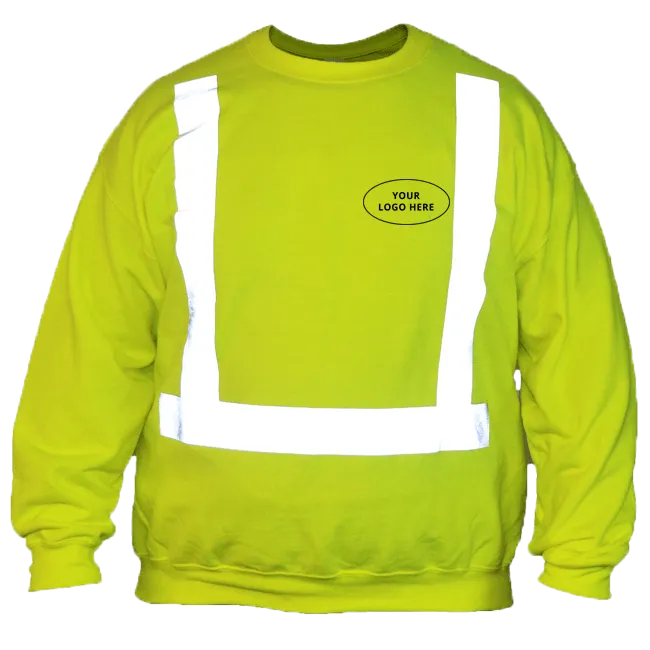 ANSI Reflective Sweatshirt with Custom Logo