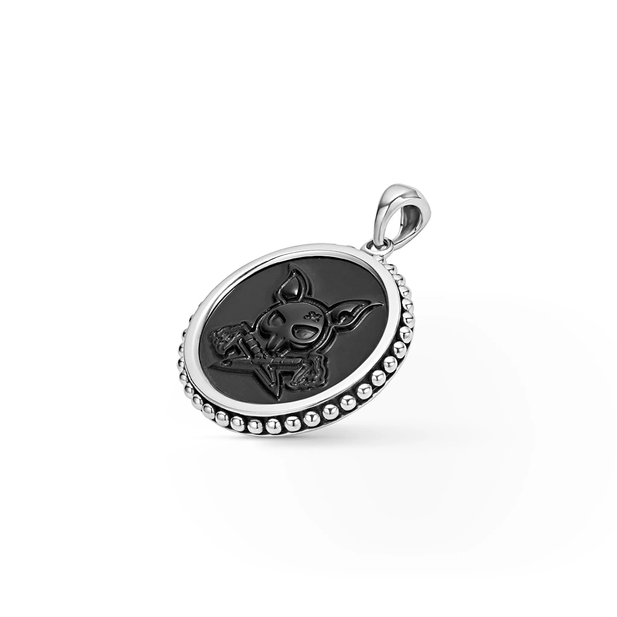 Anthem Black Agate Krunch Amulet