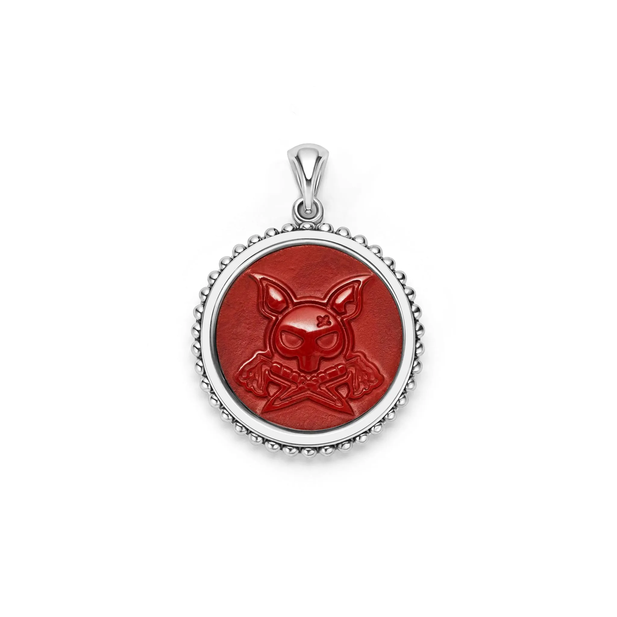 Anthem Red Jasper Krunch Amulet