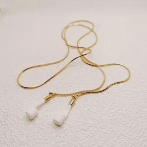 Anti Lost Chains For AirPods Snake Chain necklace Creative Metal Fashion Necklace Sweater Earphone Accessories| |