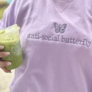 Anti-Social Butterfly Sweatshirt
