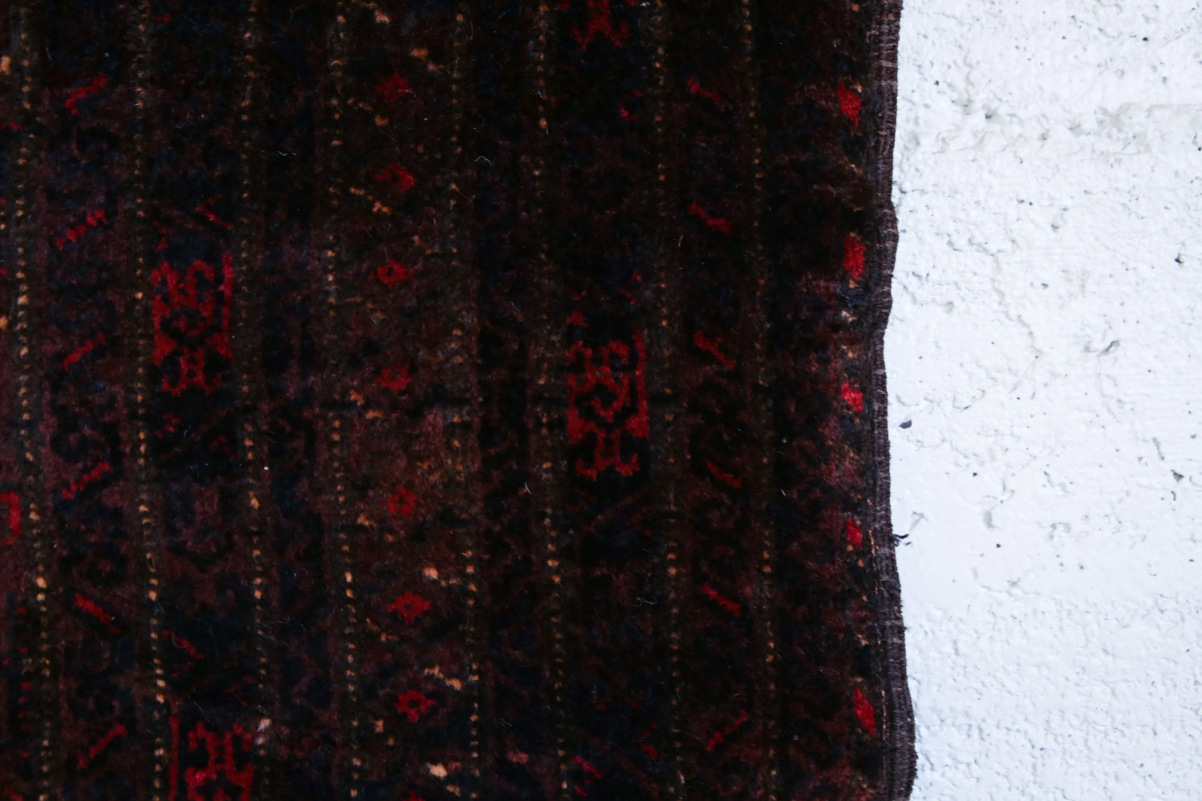 Antique Timurid Baluch Rug 4ftx6.9ft