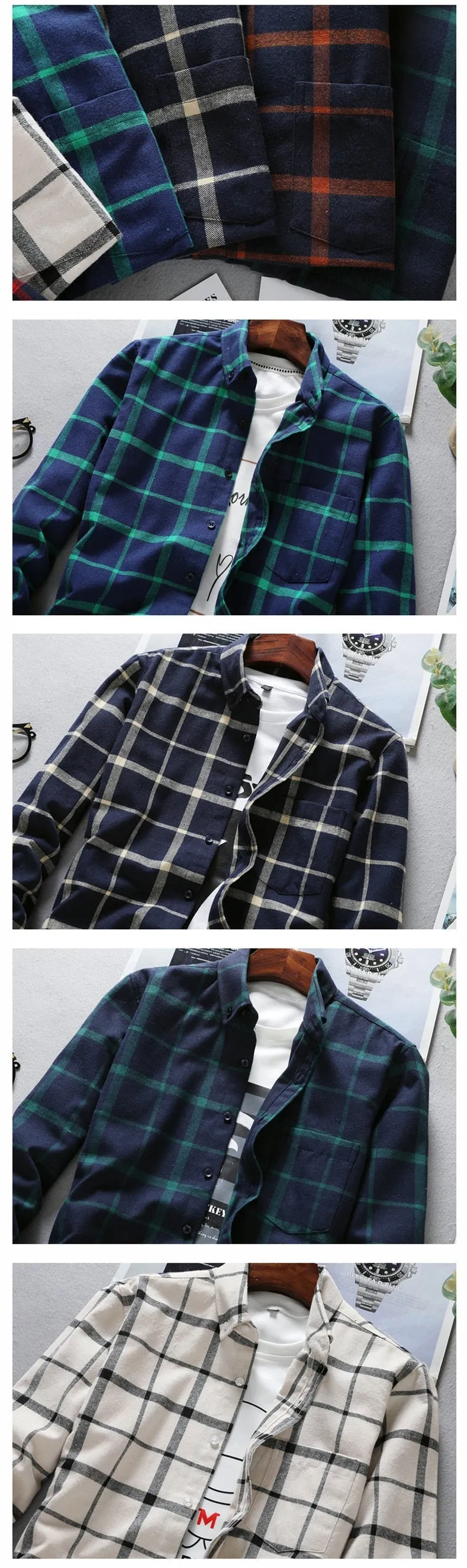Antonios Long Sleeve Oxford Shirt Men