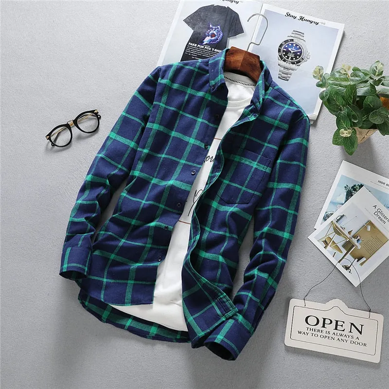 Antonios Long Sleeve Oxford Shirt Men