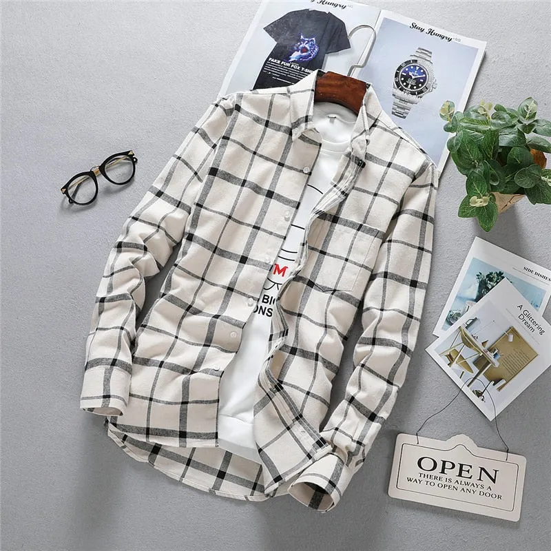 Antonios Long Sleeve Oxford Shirt Men