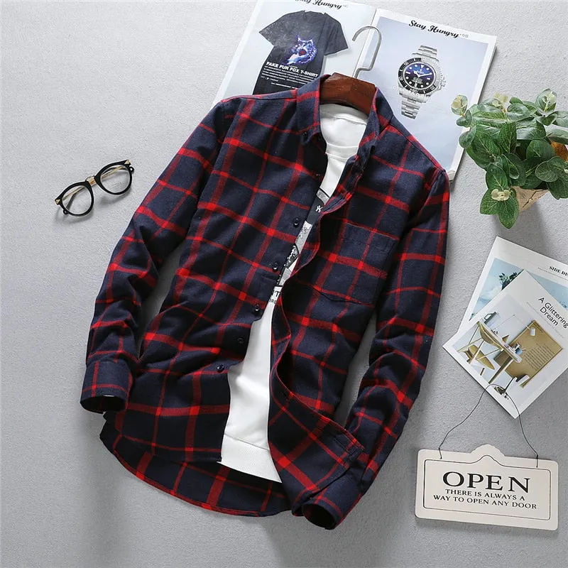 Antonios Long Sleeve Oxford Shirt Men