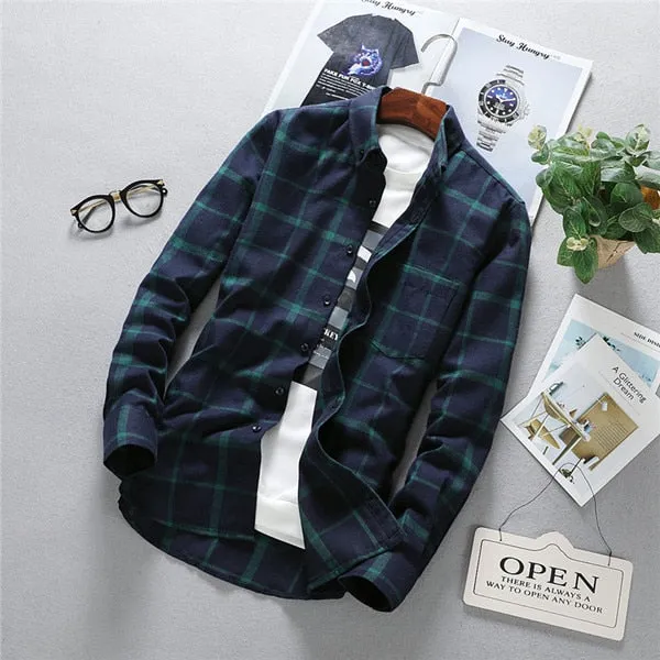 Antonios Long Sleeve Oxford Shirt Men