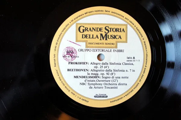 Antonín Dvořák, Erich Kleiber, Gustav Mahler, Dimitri Mitropoulos, Arturo Toscanini, Sergei Prokofiev, Ludwig van Beethoven, Felix Mendelssohn-Bartholdy, Richard Wagner, Carl Maria von Weber, Claude Debussy - Famous Conductors And Orchestras (3xLP, Com