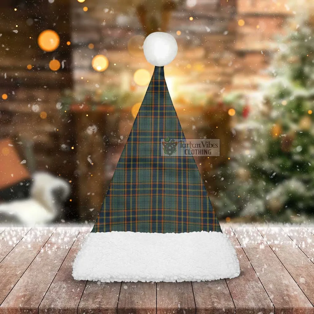 Antrim County Ireland Tartan Christmas Santa Hats