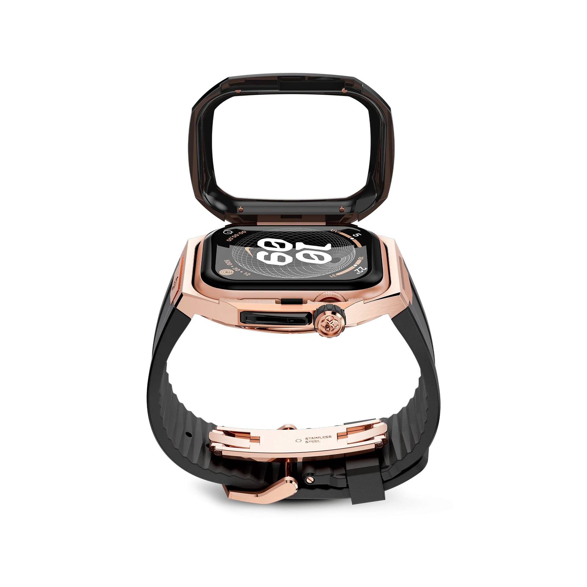 Apple Watch Case / SPIII41 - Rose Gold Jet Black