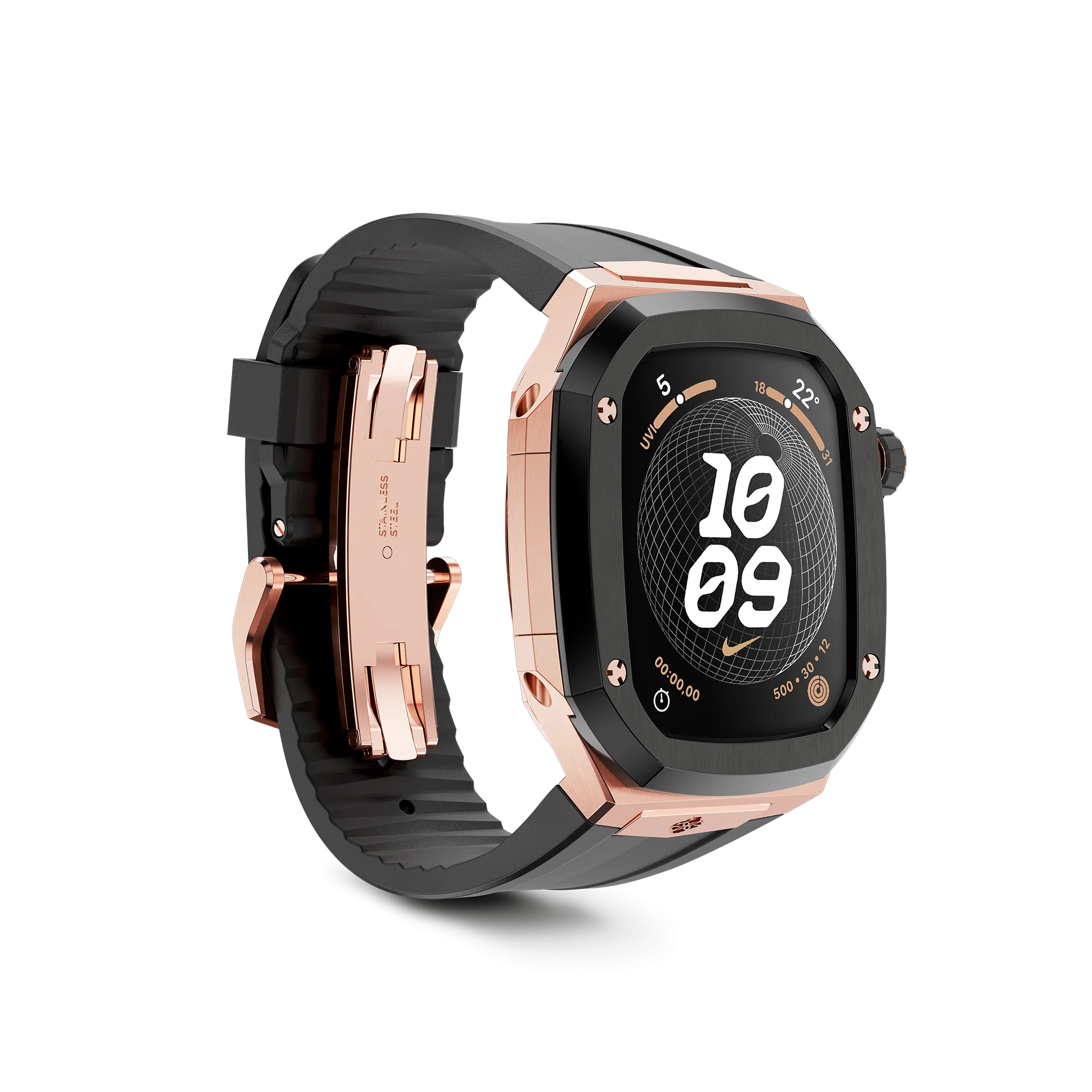 Apple Watch Case / SPIII41 - Rose Gold Jet Black
