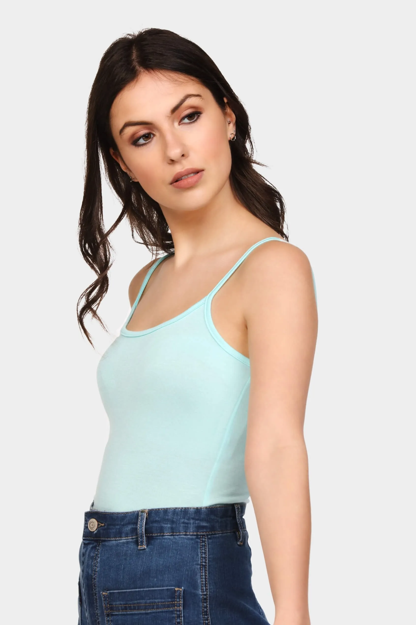 Aqua Basic Strappy Vest Top