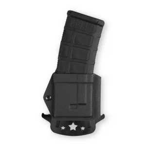 AR / M4 Kydex Carry OWB Magazine Carrier / Holster