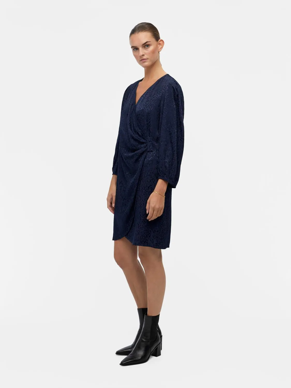 Aria Wrap Kjole - Sky Captain