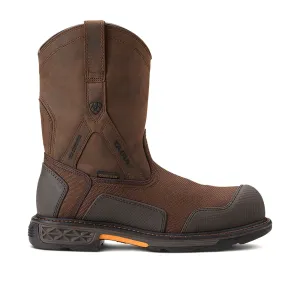 Ariat OverDrive XTR 8" Zip Composite Toe Work Boot (Men) - Oily Distressed Brown