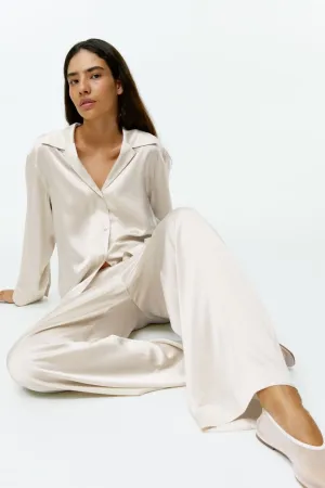 ARKET silk trousers