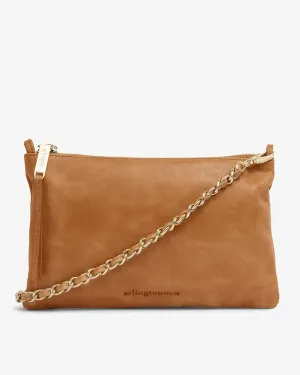 Arlington Milne Molly Crossbody -Vintage Tan