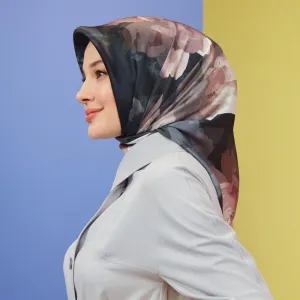 Armine Gardenia Floral Silk Scarf No. 1