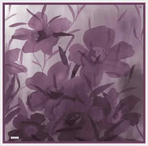 Armine Grace Floral Silk Scarf #50