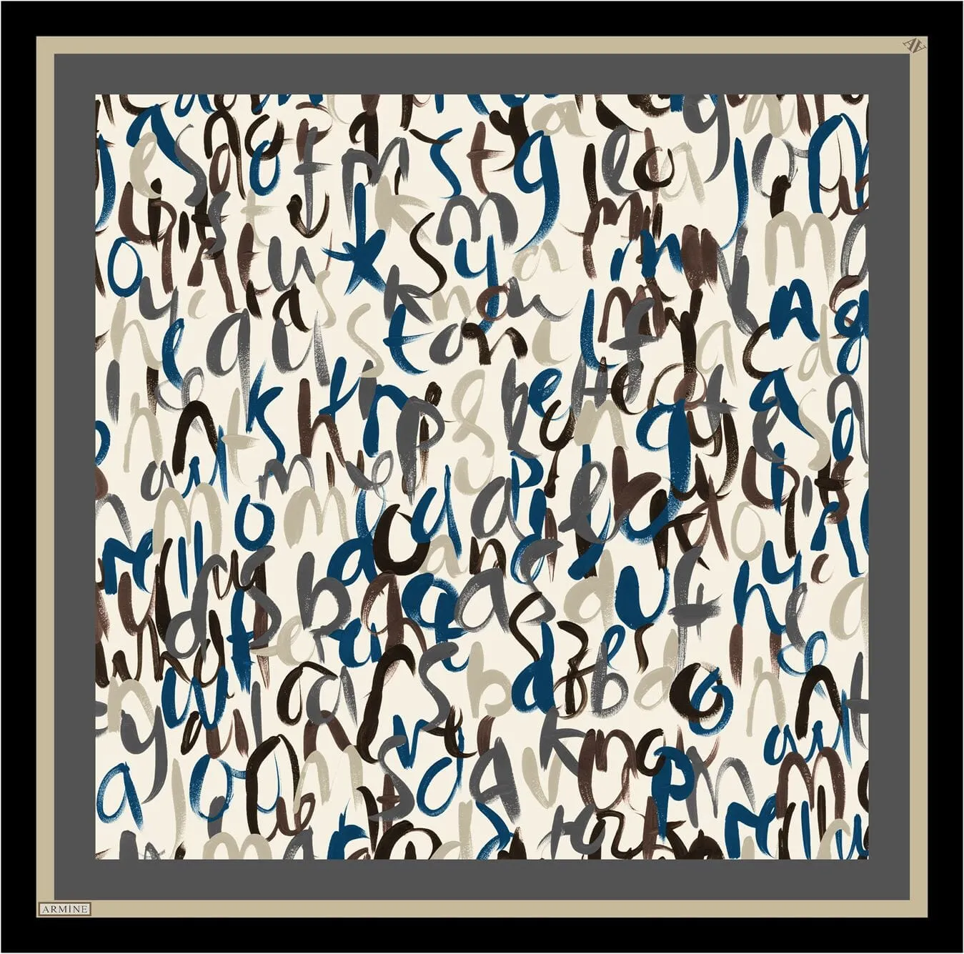 Armine Nudle Designer Silk Scarf #39