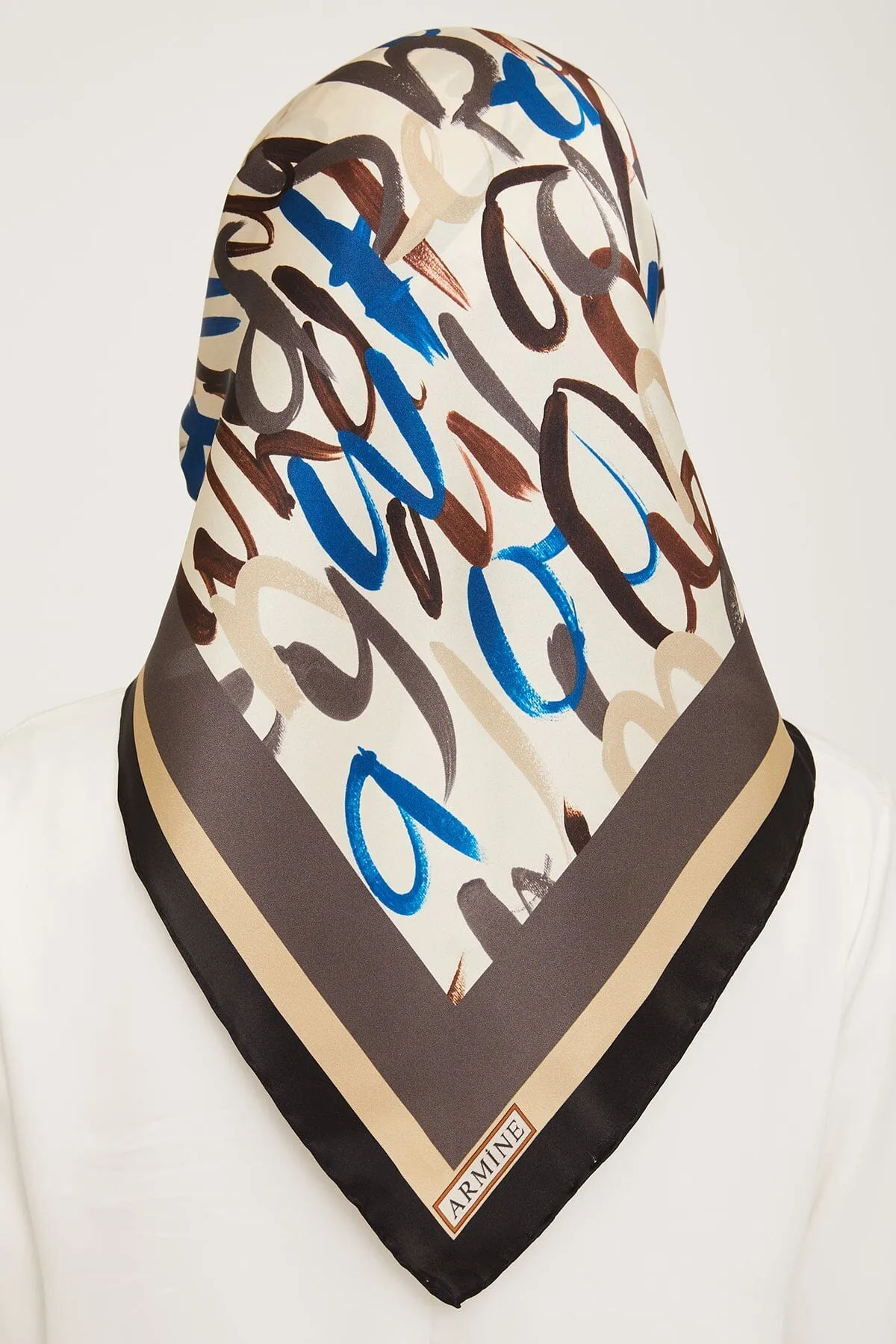 Armine Nudle Designer Silk Scarf #39
