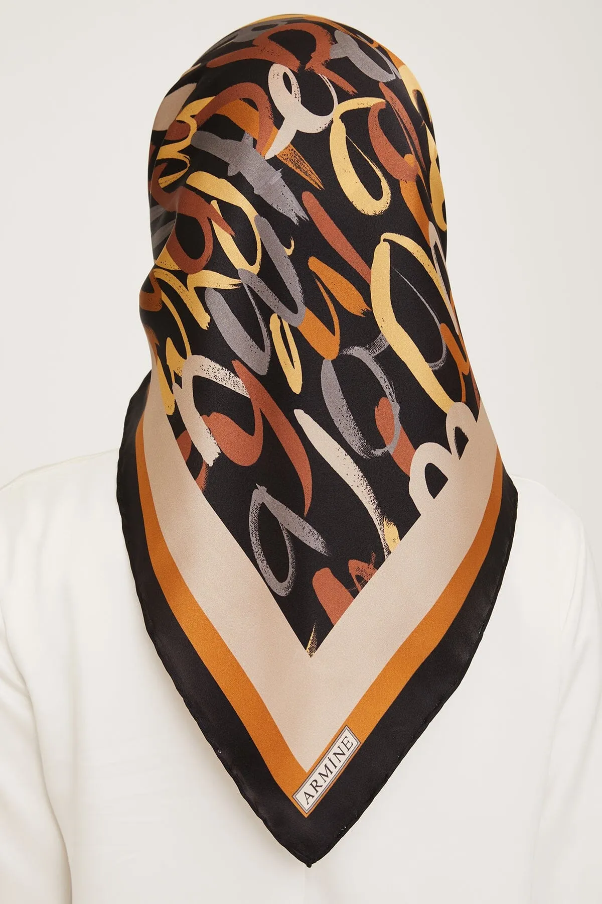 Armine Nudle Designer Silk Scarf #5