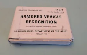 Armored Vehicle Recognition Cards 1977 F*S