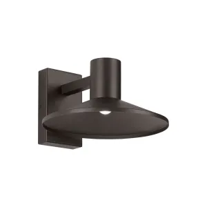 Ash 12 In. LED Hi-Output Outdoor Wall Sconce 863 Lumens 3000K Bronze Finish Clear Lens