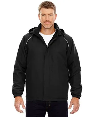 Ash City Core 365 Men's Tall Brisk Insulated Jacket Black 703