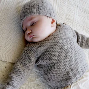 Ashley Sweater & Hat  Knitting Pattern - 8Ply (BC108)